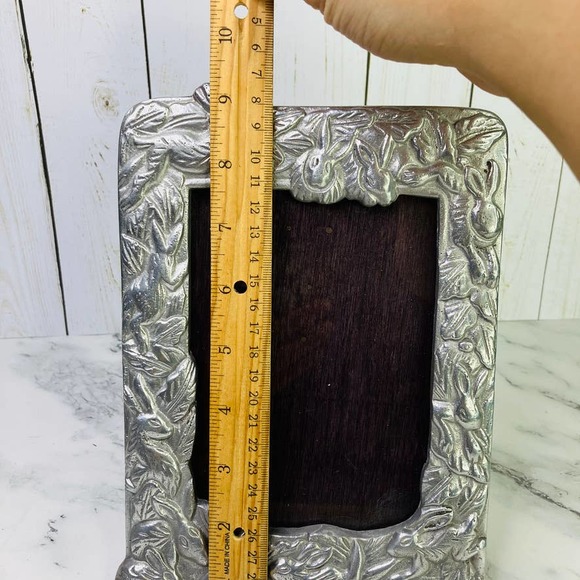 Vintage Limited Addition Rabbit Bunny Picture Frame Aluminum 1991 - Picture 7 of 7